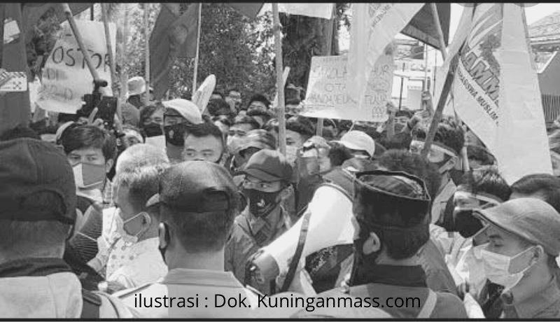 11 April Mahasiswa Demo Serentak Kuningan Gimana 7256