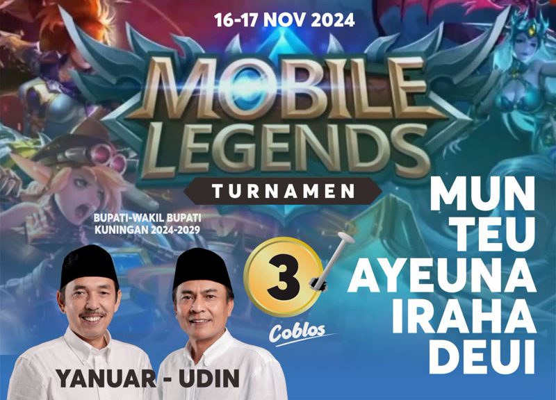 Gelar Kompetisi Mobile Legend, Yanuar-Udin Janji Fasilitasi Kaum Muda, Rancang Game House di Kuningan