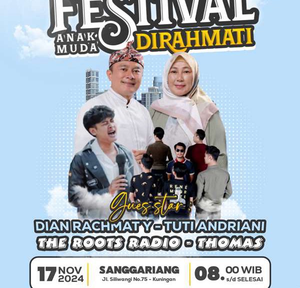 Diawali Turnamen E-sport, Thomas dan The Roots Radio Bakal Mentas di Festival Anak Muda Dirahmati, Catat Tanggalnya!